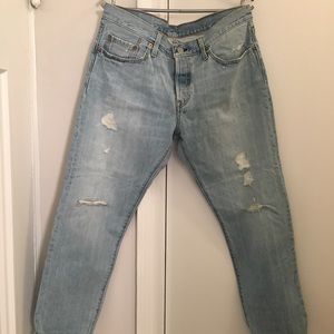 Levi's 501 CT Distressed jeans